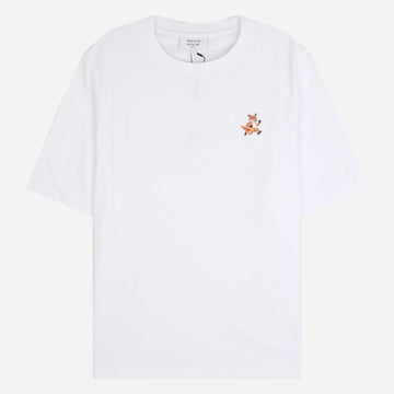 MAISON KITSUNE 5S Speedy Fox Damen T-Shirt Kurzarm Weiß MW00119KJ0008 P100 126666081