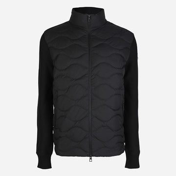 MONCLER 6S メンズ パディング ミックス ジップアップ カーディガン ブラック 9B00050 M3990 999 155425950