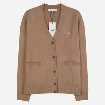 Maison Kitsune Women's Baby Fox Cardigan Brown PW00501KT1006 0054 149994394