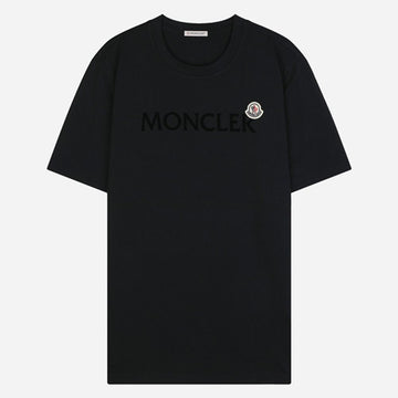 Moncler Men's Logo Patch Short Sleeve T-Shirt Navy 8390T 778 149622945