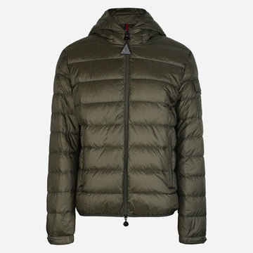 Moncler Men's Hooded Padded Jacket Olive Green 1A00009 597YF 825 142314965