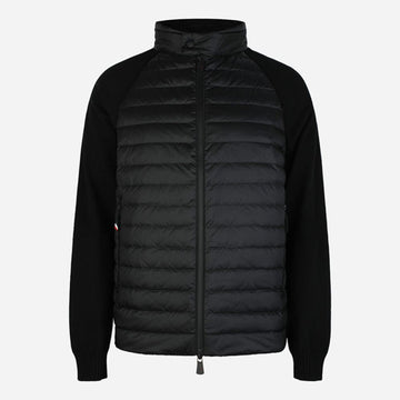 MONCLER グレノーブルパディングミックスジップカーディガン ブラック 9B00001 M1183 999 153476740