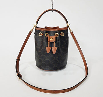 CELINE トリオンフ キャンバス ティンクララバッグ 155662129