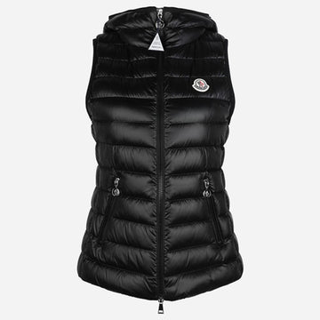 MONCLER 女性用フード付きダウンベスト ブラック 1A00098 597YG 999 151757720