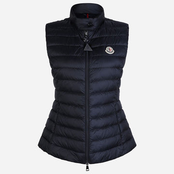 MONCLER 女性用パデッドベスト ネイビー 1A00091 597YF 778 147665159