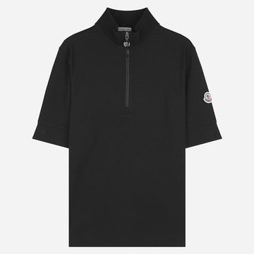 MONCLER Damen Halbzip-T-Shirt Schwarz 8C00002 84720 999 103884045