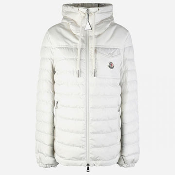 MONCLER 24SS アカマンテ レディース フード付きパディング クレーム 931A00013 54A81 034 71100723
