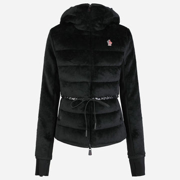 Moncler Women's Hooded Padded Jacket Black 149318068