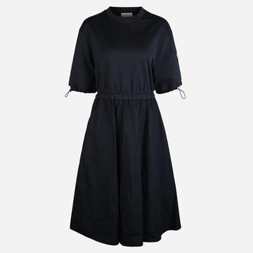 MONCLER 5S Baumwoll-Midi-Kleid Navy 8I00009 89A1K 778 137929873 [P]