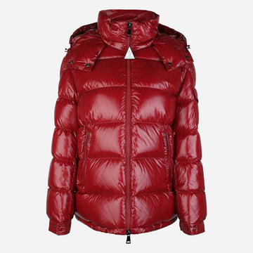 MONCLER マイヤー レディース フード パディング ジャケット ボルドー 1A00142 68950 438 149514984