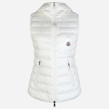 MONCLER 5S グリゴス レディース フード ダウン ベスト クレーム 1A00075 595ZZ 034 137929748