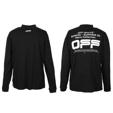Off White 20SS Wavy Long Sleeve Shirt Oversized Black OMAB032R20185004 1001 13650531