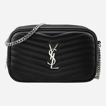 Saint Laurent 5S Lou Quilted Mini Shoulder Bag Black 748849 DV702 1000 132456507