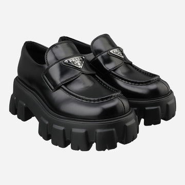 PRADA モノリス ローファー ブラック 1D649M B4L F0002 140554333