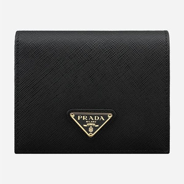Prada 6S Saffiano Triangle Wallet Black 1MV204 QHH F0002 150746987