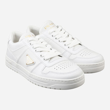 Prada Leather Sneakers Women's Downtown White 1E792M 3LPH F0009 BE30 154111490