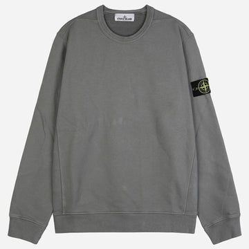 STONE ISLAND ブラシコットンフリースプルオーバーグレー6100028S0A20V006B 149803141