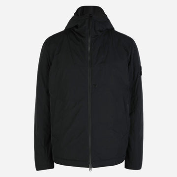 STONE ISLAND Wappen Mikrofaser Twill Daunenjacke Schwarz 4100047 S0026 V0029 146339564