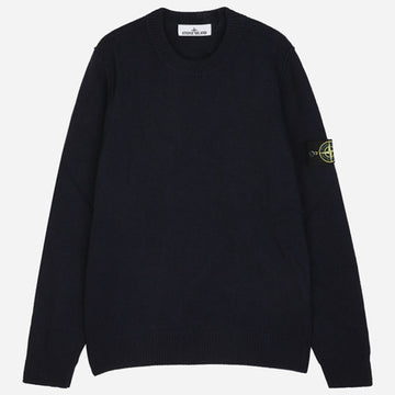 Stone Island 5F Wappen Crewneck Knit Navy 5100072 S00A3 V0020 145043952