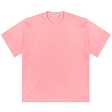 STONE ISLAND Micro Logo Stickerei T-Shirt Pink 781520444 V0080 51647447