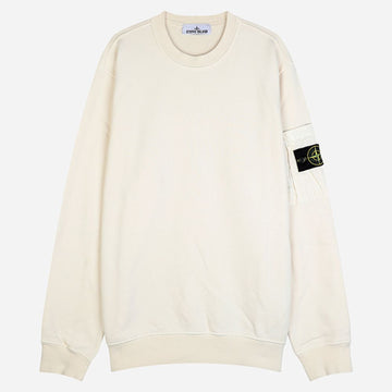 Stone Island 6S Patch Pocket Sweatshirt Ivory 155008063