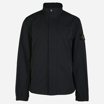 Stone Island Windbreaker Jacket with Patch Black 4100033 S0026 V0029 150557468