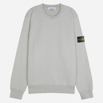 STONE ISLAND クルーネック スウェットシャツ パールグレー 155008059