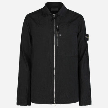Stone Island Nylon Garment Dyed Overshirt Jacket Black 1200031 S0019 V0029 148892236