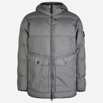 STONE ISLAND クリングルラップス ワッペン フード パディング ジャケット グレー 4100011 S0A23 V006B 145044479