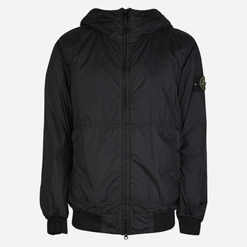 Stone Island 5F Crinkle Laps Wappen Padded Hooded Jacket Black 4100013 S0A23 V0029 142729937