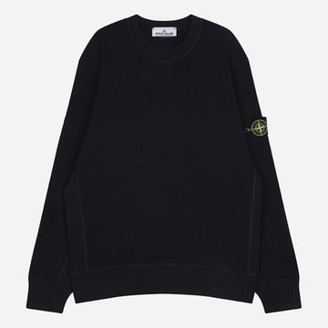 Stone Island Waffle Fleece Sweatshirt with Patch Navy 152900087