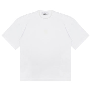 STONE ISLAND Logo-Patch-T-Shirt Weiß 23SS 781520957 V0001 55313979
