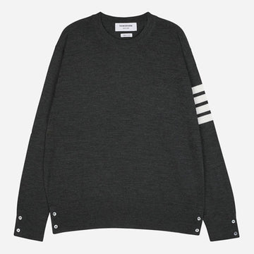 Thom Browne Diagonal Wool Knit Dark Grey MKA002A Y1014 022 139442295