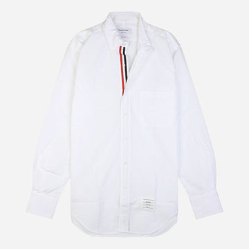 Thom Browne Hidden Three Stripe Poplin Shirt White MWL010E 03113 100 152533886