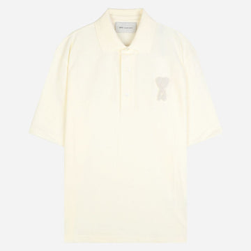 AMI ハートロゴ ボックス ポロ Tシャツ ホワイトクリーム UPL428 JE0221 136 154864574