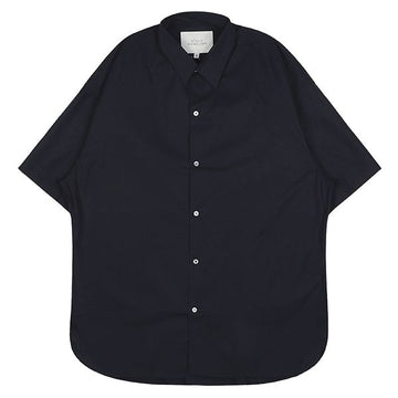 STUDIO NICHOLSON Soro Shirt Oversized Dunkelblau 836 33479106