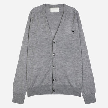 AMI Cardigan with Black Heart Logo 154745945