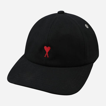 AMI Herzlogo Baseballcap Schwarz BFUCP006 AW0041 001 154236286