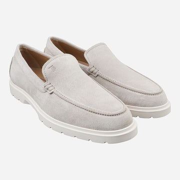 Tods 6S Men's Suede Slip-On Loafers Gray XXM59K00040RE0 C006 151004173