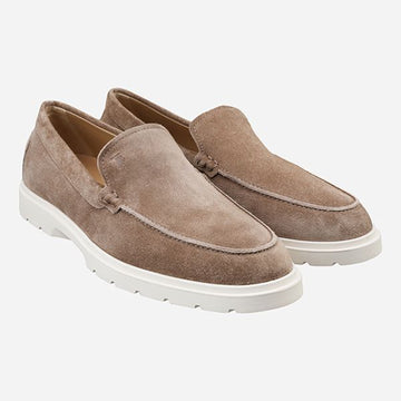 TODS 6S メンズスエードスリッポンローファー ベージュ XXM59K00040M8W C413 151004147