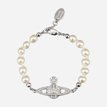 Vivienne Westwood 6S Mini Bath Relief Pearl Bracelet 61030001 P131 155475157