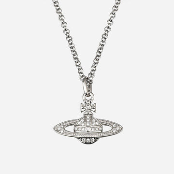 VIVIENNE WESTWOOD ミニバス リリーフ ネックレス シルバー 63020086 P116 155427566