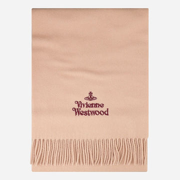 Vivienne Westwood Embroidered Logo Muffler Beige 81030007 W00Q7 C401 149133459