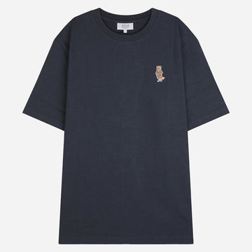 MAISON KITSUNE Dressed Fox T-Shirt Kurzarm Shadow Blue QM00101KJ7025 0422 155390921