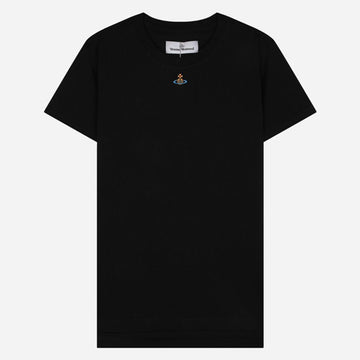 VIVIENNE WESTWOOD Orb 6S T-Shirt für Frauen mit Logo kurzarm Schwarz 3G010017 J001M N401 152941082