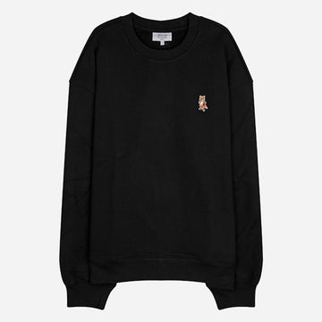 MAISON KITSUNE Stehender Fox Sweatshirt Schwarz 144348653 [P]