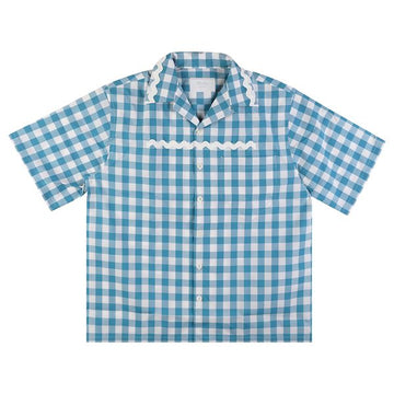 PRADA チェック コットン シャツ 23SS F03DV 50567601