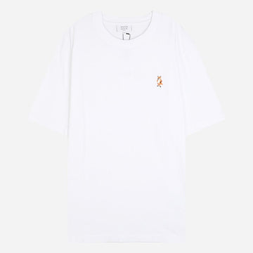 Maison Kitsune Standing Fox Short Sleeve T-Shirt White PM00123KJ7026 P100 143823787