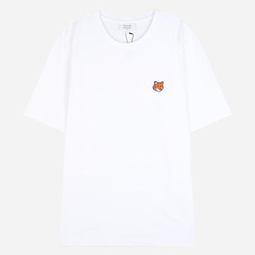 MAISON KITSUNE 6S フォックスヘッド 半袖Tシャツ ホワイト PM00107KJ7026 P100 155116076