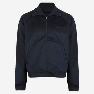 PRADA テクニカルファブリックジップアップジャケット ネイビー 1TQX F0008 145779117